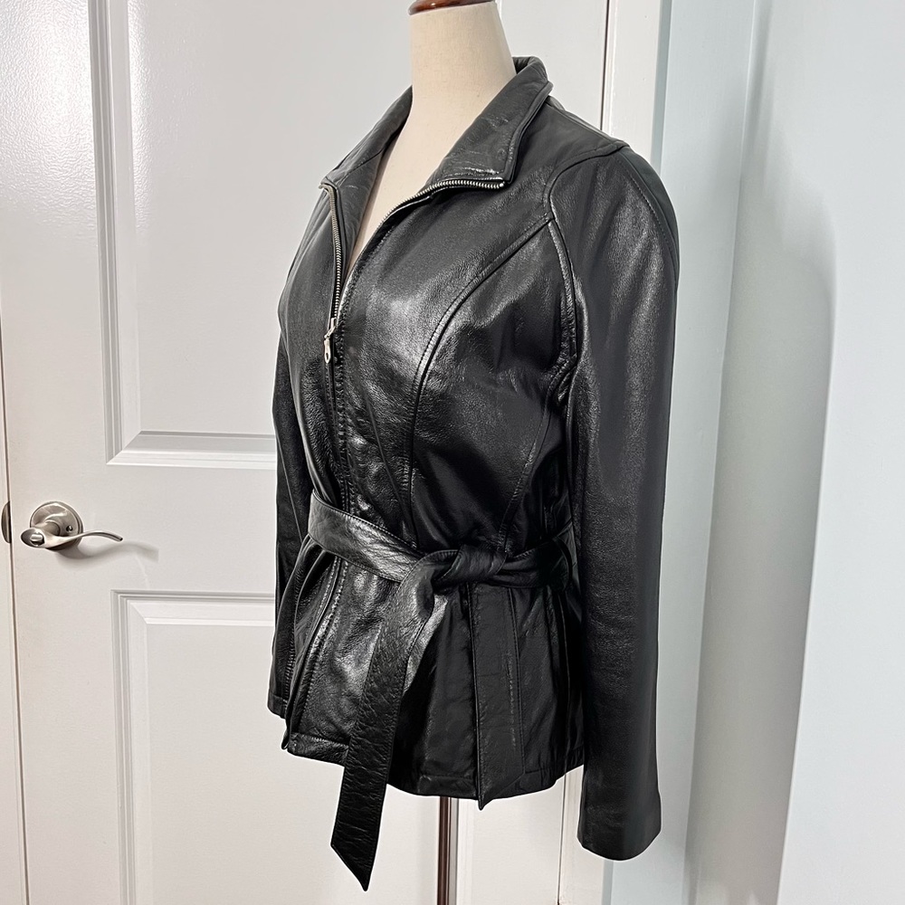 Wilsons 100% genuine leather zip up jacket detachable thinsulate  jacket… - Picture 8 of 16